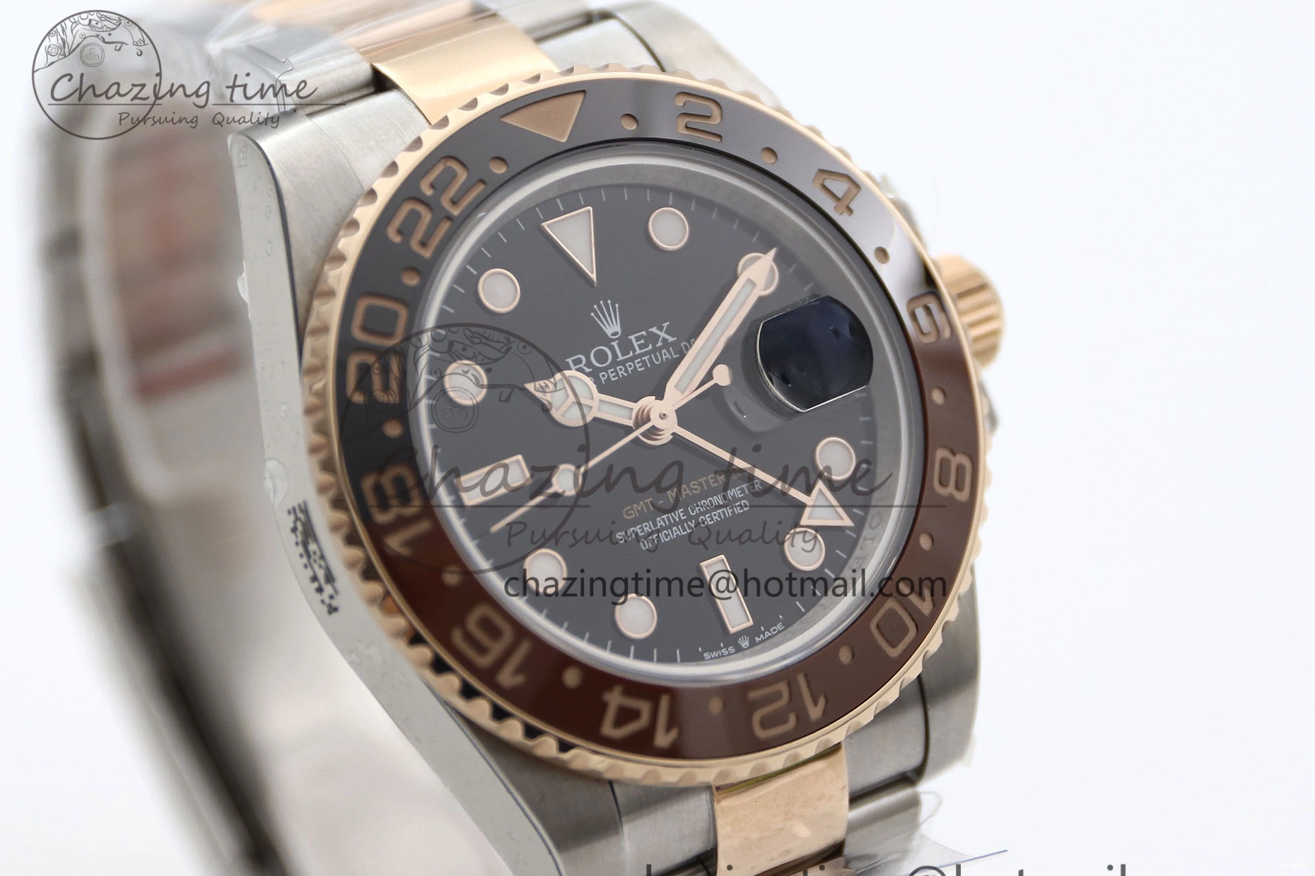 MiroTime 0416 GMT Master II 126711 CHNR 904L SS TW+ 1:1 Best Edition on SS RG Bracelet VR3186 CHS FreshLook 1976